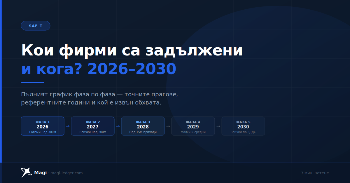 SAF-T фази 2026-2030