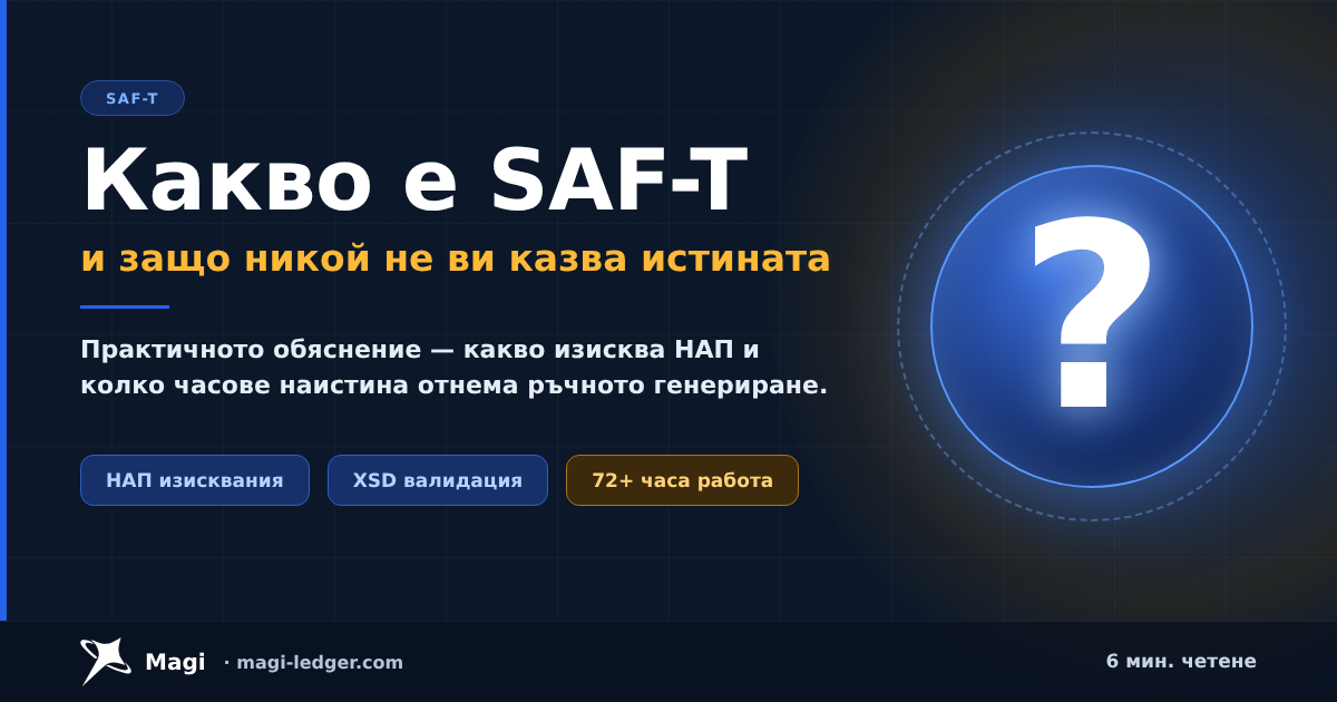 Какво е SAF-T и защо никой не ви казва истината за него