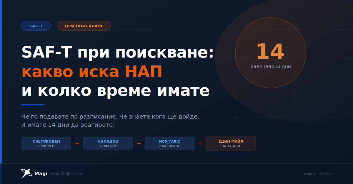 SAF-T при поискване