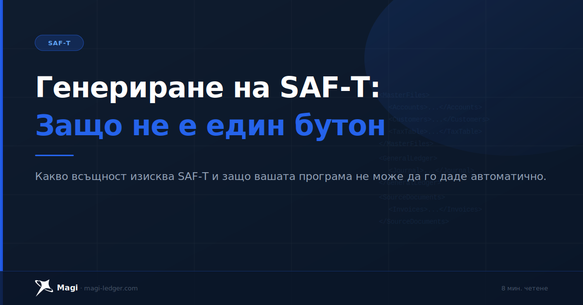 Генериране на SAF-T
