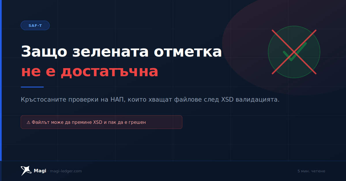 Грешки при валидация на SAF-T